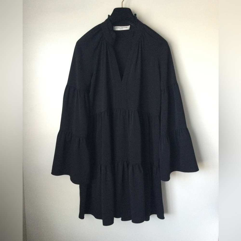 Amanda Uprichard Black Alexis Mini Dress Size: XS Revolve